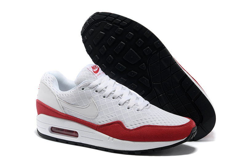 New Men'S Nike Air Max White/Red
